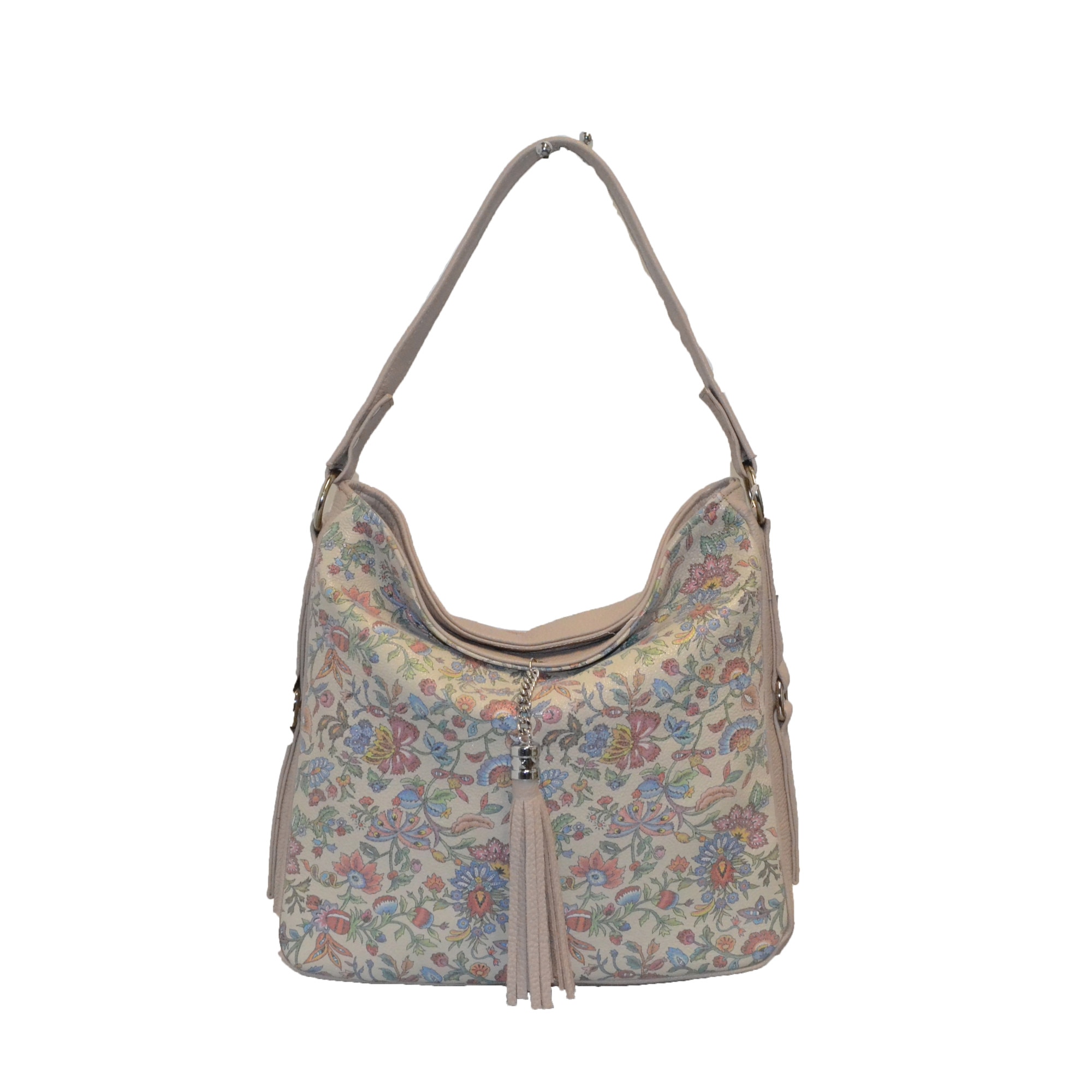 Geanta dama,Zea,piele naturala,bej(178v1)