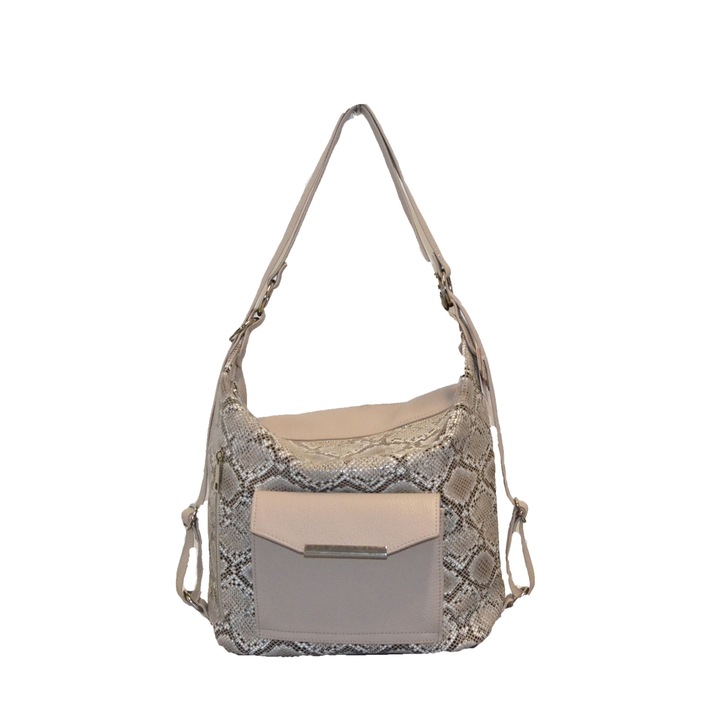 Zea Női táska, Természetes bőr, Bézs (205b01)