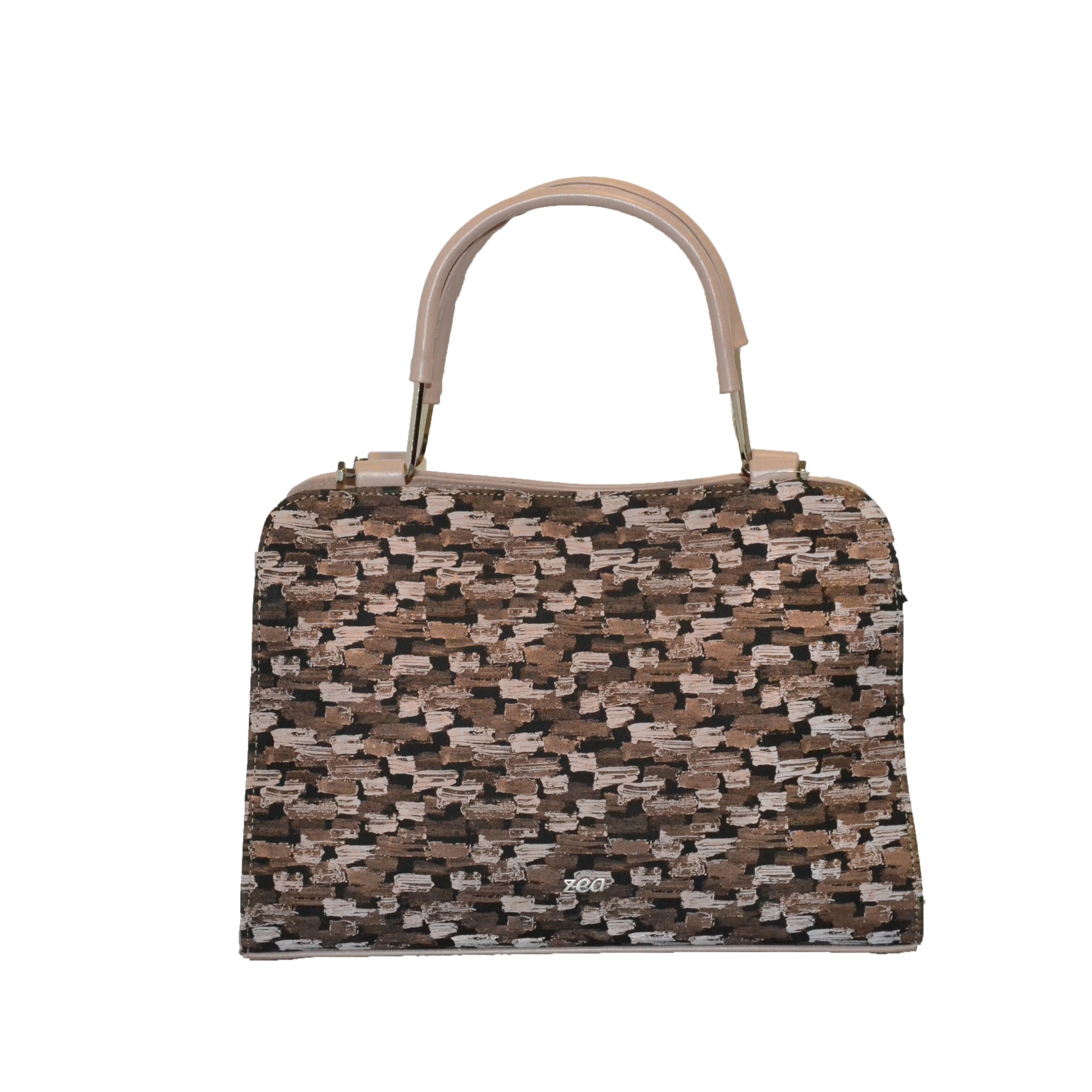 Geanta dama,Zea,piele naturala,bej(246v002)