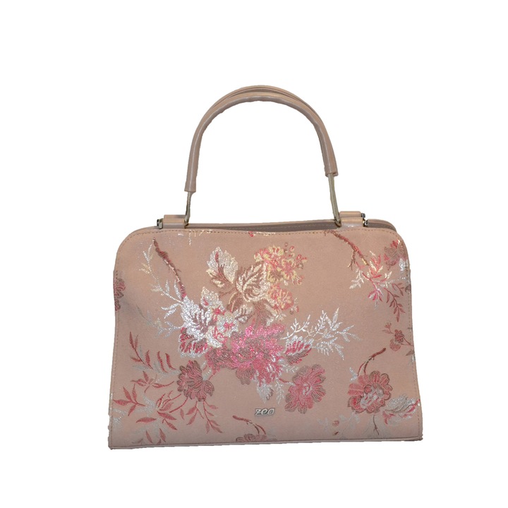 Női táska, Zea, természetes bőr, bézs (246v1)