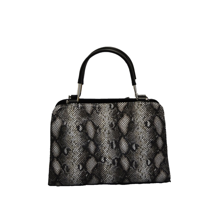 Zea 246n001 Női táska, természetes bőr, fekete