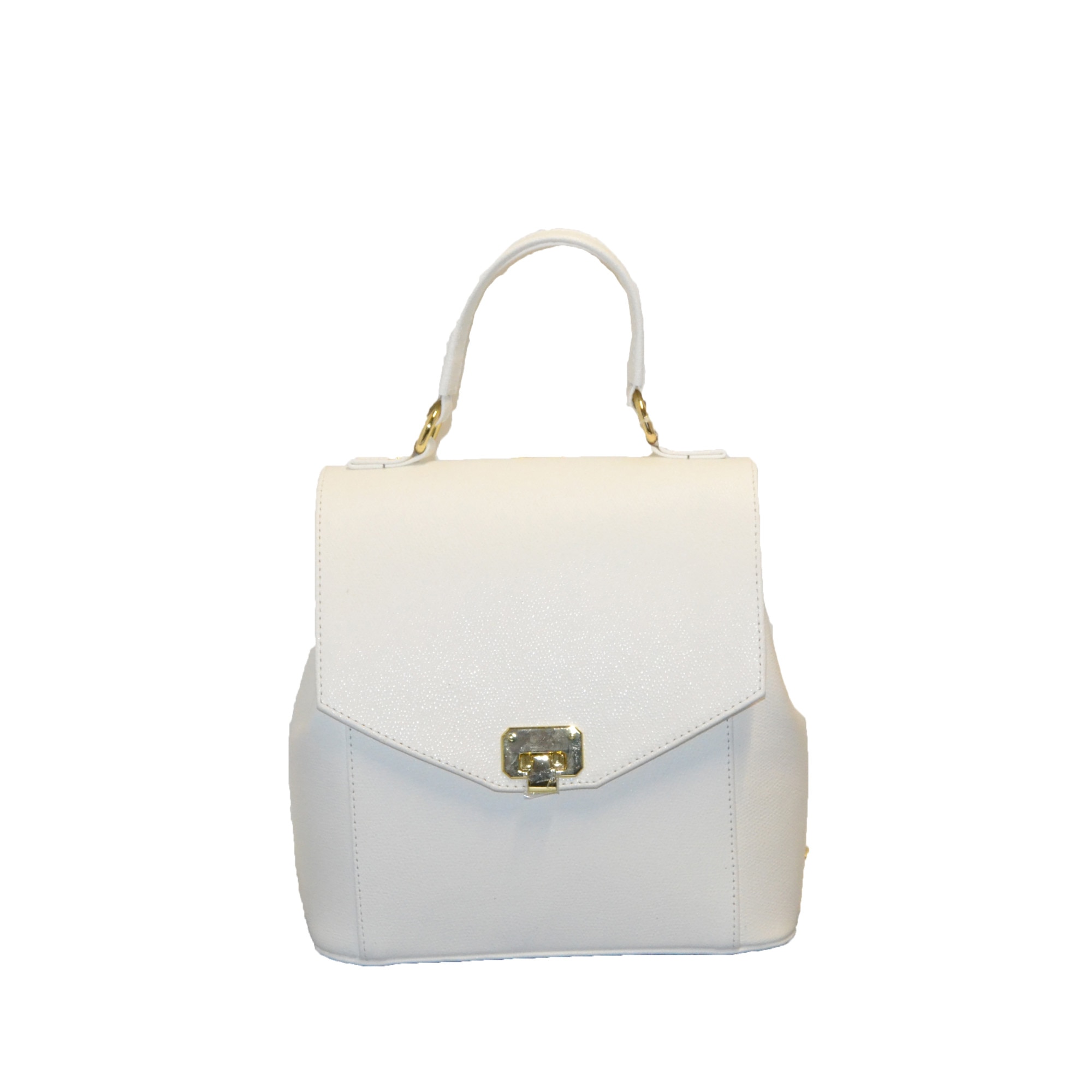 Geanta dama,Zea,piele naturala,alba(188a3)