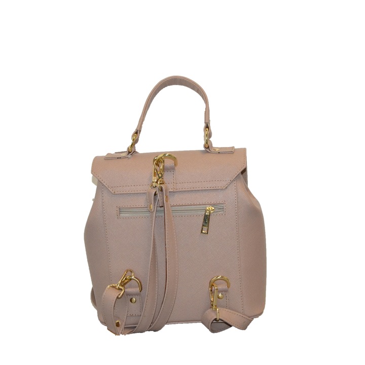 Zea női táska, természetes bőr, bézs