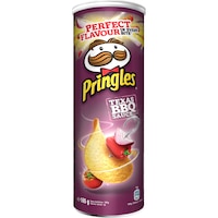 Pachet: 2 x Chipsuri cu gust de sos Texas barbeque Pringles, 165g