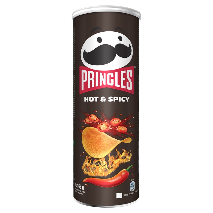 Pringles Hot & Spicy snack, 165g