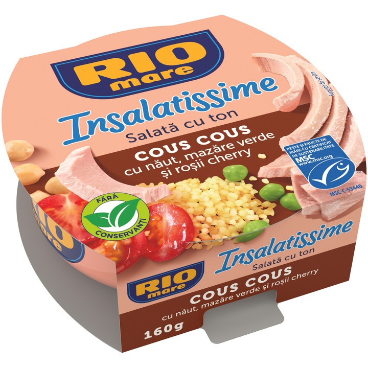 Салата с риба тон Rio Mare Insalatissime с кускус, 160 гр