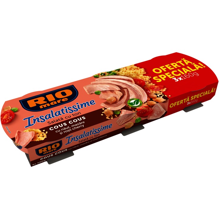 Salata de Ton Insalatissime cu cuscus Rio Mare 3x160g, 480g
