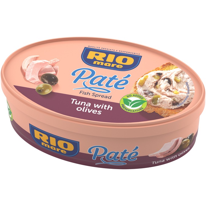 Pate de Ton rustico cu Masline Rio Mare 115g