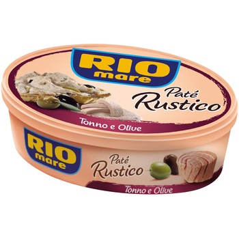 Pate de Ton rustico cu Masline Rio Mare 115g Pate de Ton rustico cu Masline Rio Mare 115g