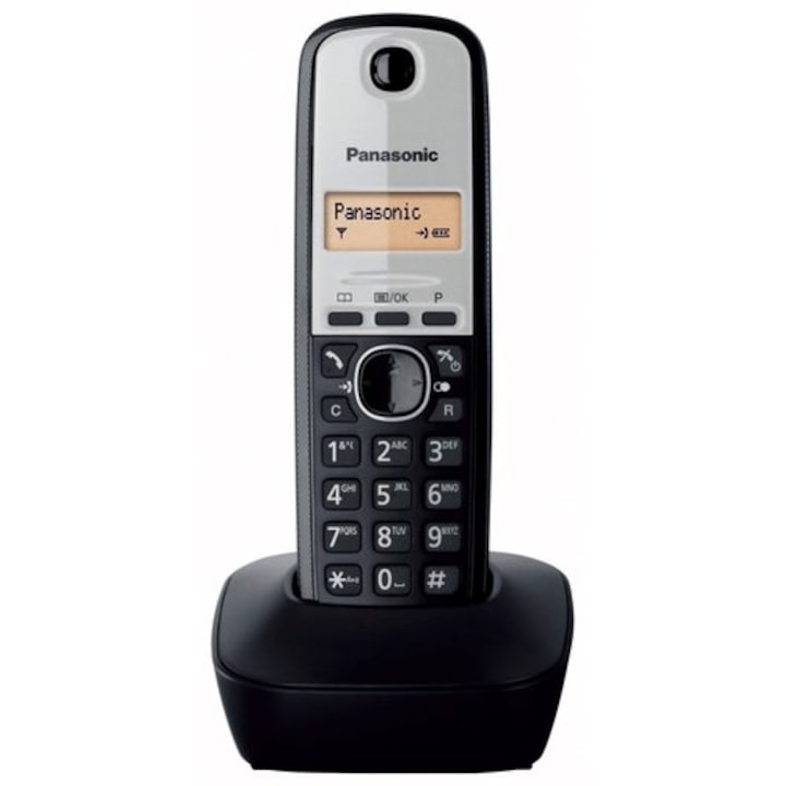 Panasonic KX-TG1911HGG DECT vezeték nélküli telefon, fekete