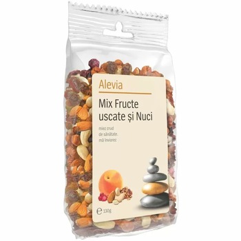 Mix fructe uscate si nuci Alevia 130 g Mix fructe uscate si nuci Alevia 130 g