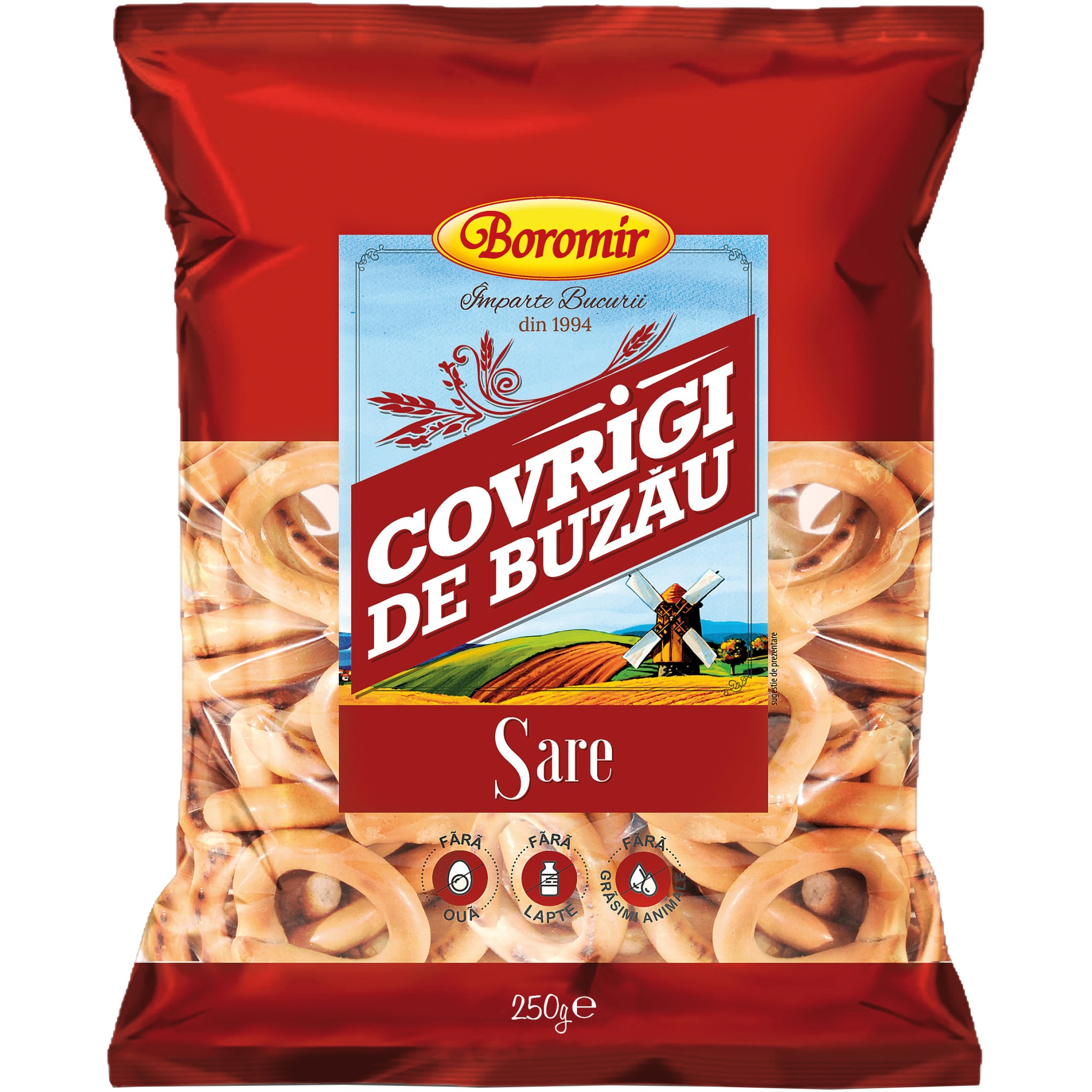 Covrigi de Buzau Boromir, cu sare, 250g