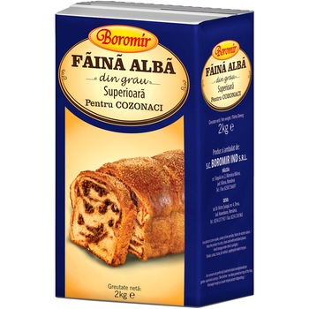 Faina alba superioara pentru cozonac Boromir, 2kg