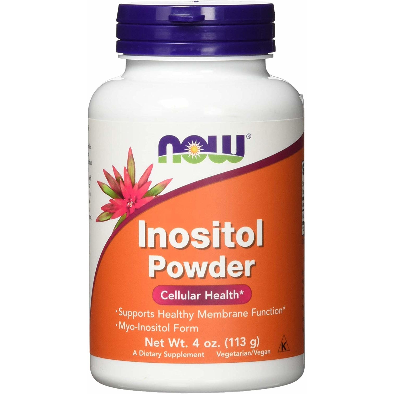 NOW FOODS Inositol Powder (Cellular Health) 113g Vegan