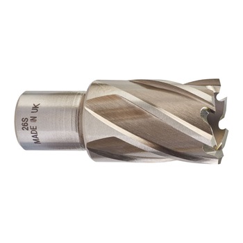 Carota gaurire metal 26 mm, pentru masina de gaurit stationara, prindere Weldon, lungime 30 mm, Milwaukee Carota gaurire metal 26 mm, pentru masina de gaurit stationara, prindere Weldon, lungime 30 mm, Milwaukee