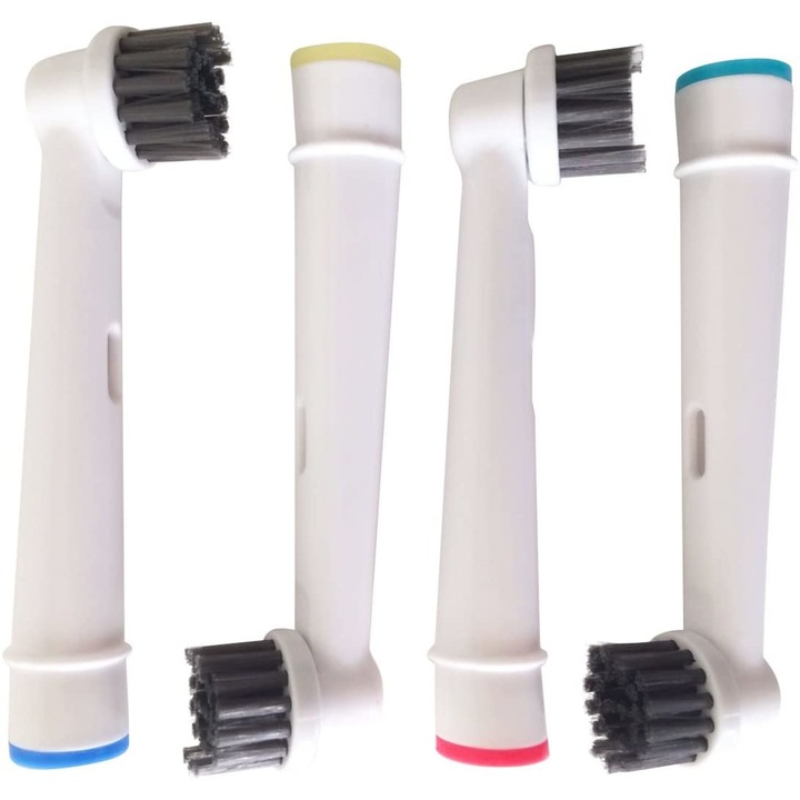 Rezerve periuta de dinti Sensitive EB-17A carbon, compatibil cu Oral-B, 4 buc
