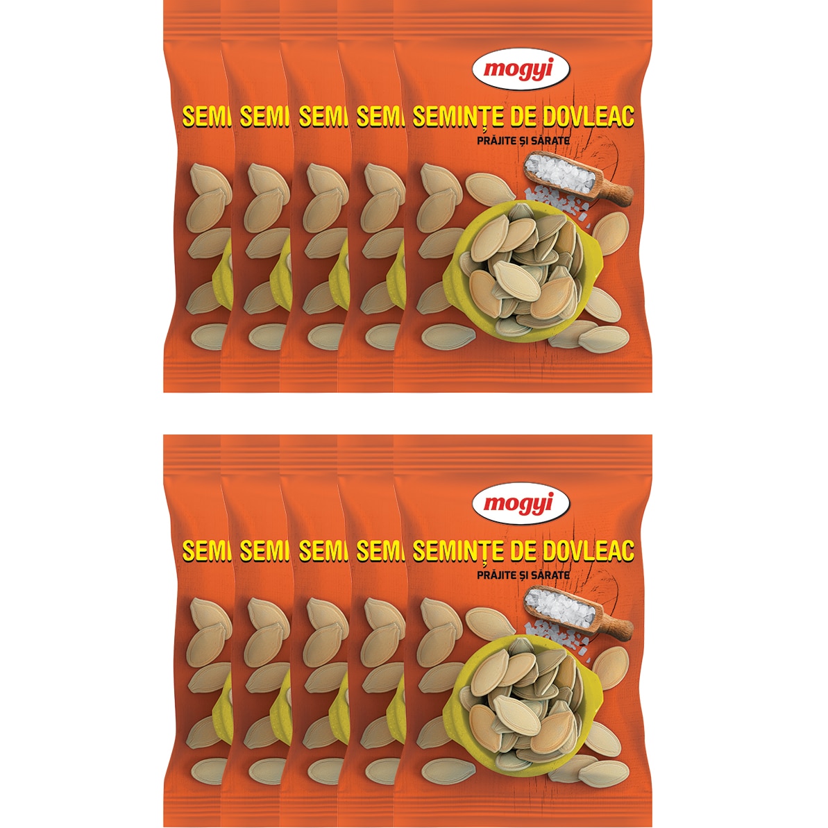 Seminte dovleac prajite si sarate 10*50g MOGYI