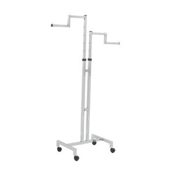 Stender metalic cu doua brate, reglabile pe inaltime, pentru haine STS2, cromat Stender metalic cu doua brate, reglabile pe inaltime, pentru haine STS2, cromat