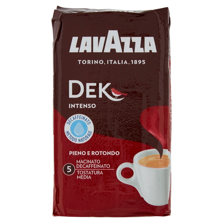Cafea Decafeinizata Lavazza Dek Intenso 250 g