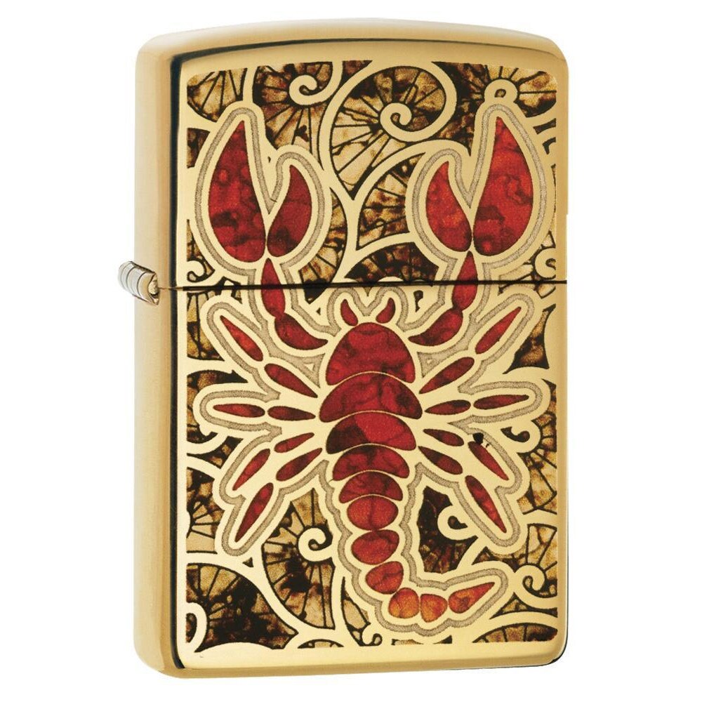 Bricheta Zippo High Polish Brass Fusion Scorpio
