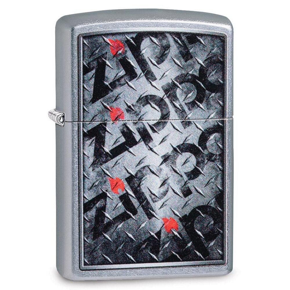 Bricheta Zippo Diamond Plate Zippo Design
