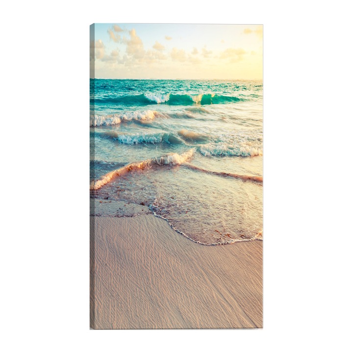 Tablou canvas - Dimineata calda verticala - 80 x 120 cm