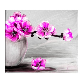 Tablou canvas - Lumina de lumina roz roz - 90 x 60 cm Tablou canvas - Lumina de lumina roz roz - 90 x 60 cm