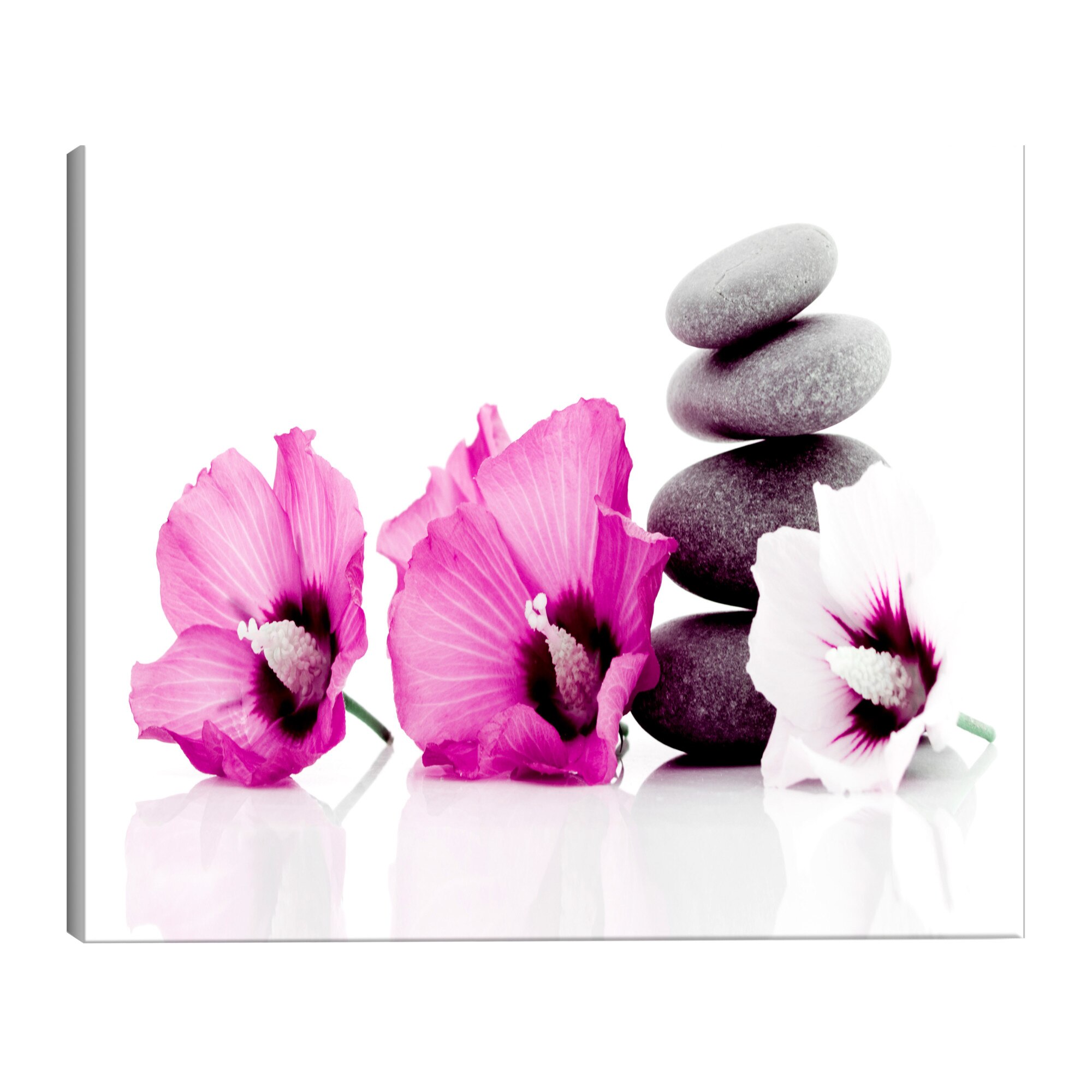 Tablou canvas - Calm mallow 1 part roz - 120 x 60 cm