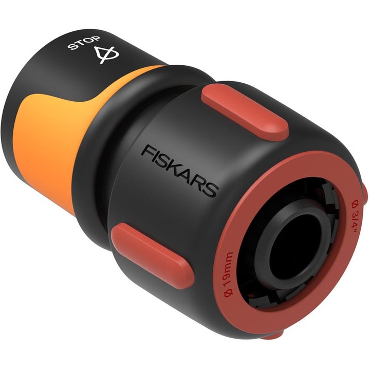 FISKARS tömlő gyorscsatlakozó, 19 mm, 3/4 Stop, 1027081