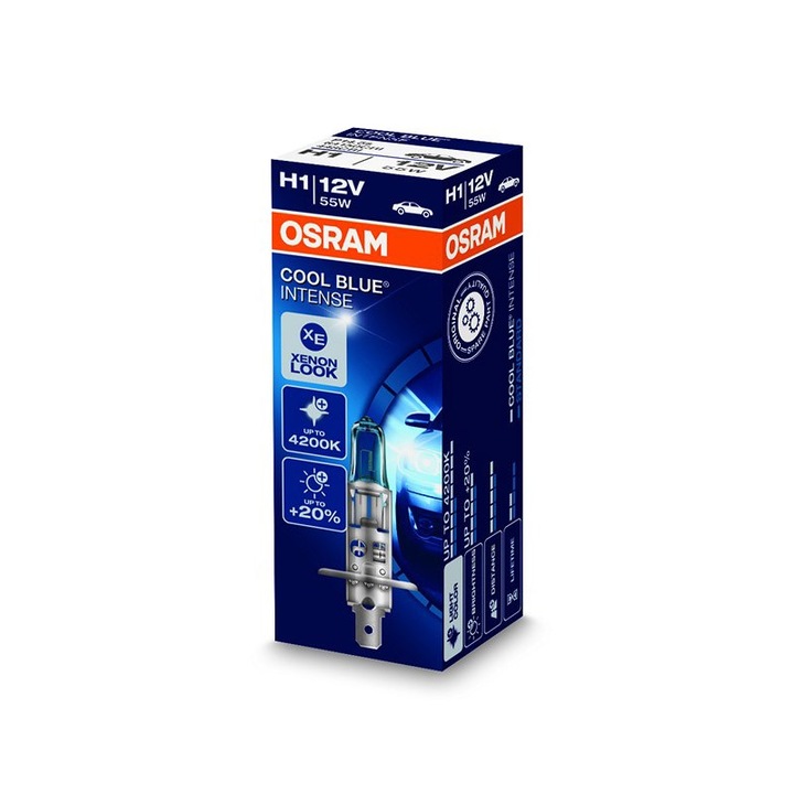 Авто крушка OSRAM, 64150CBI, H1, 55W 12V, P14,5s