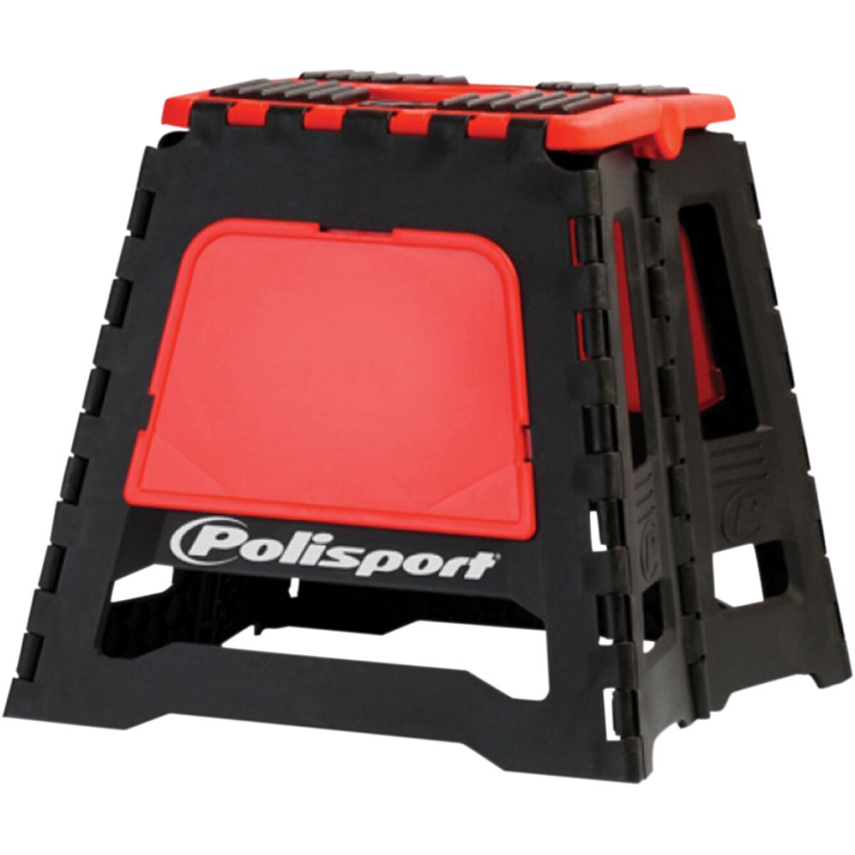 Stander central pliabil Polisport rosu/negru