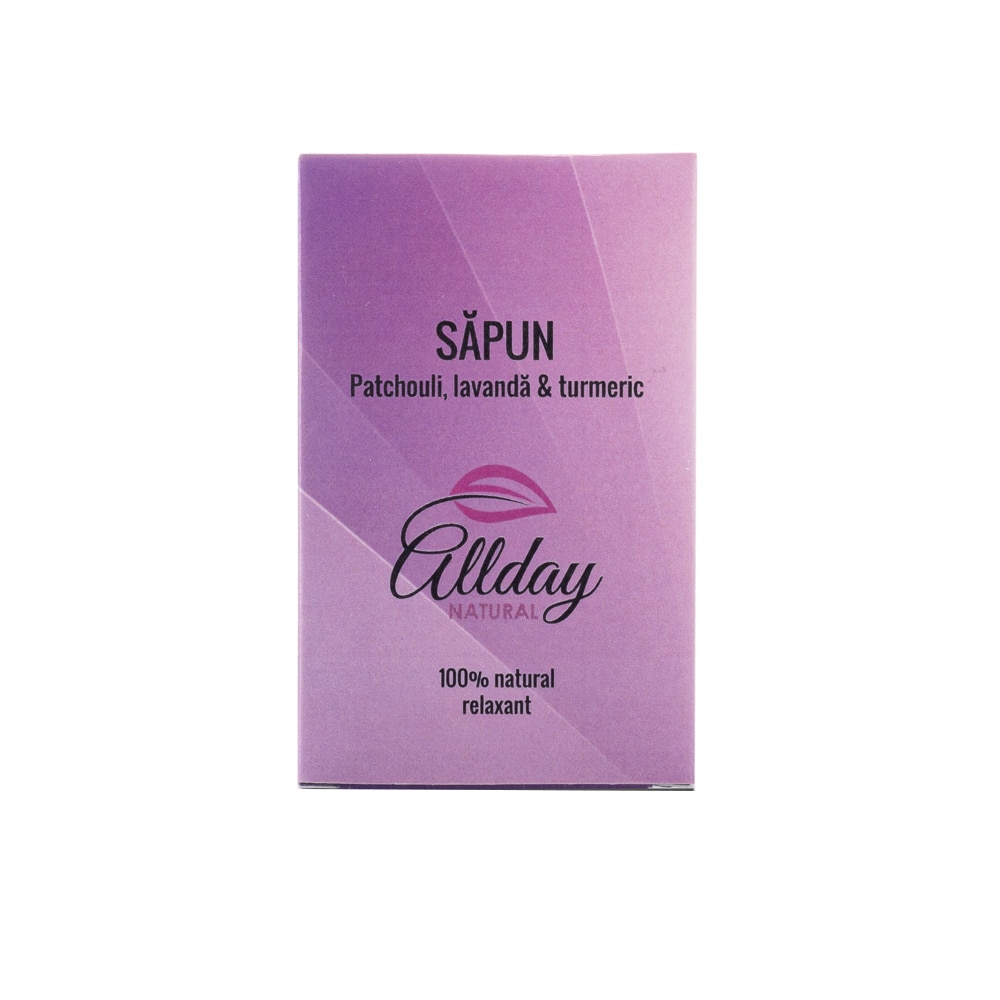 Sapun cu Patchouli, Lavanda si Turmeric, 100 g