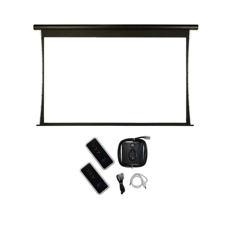 Ecran proiectie electric tensionat Elite Screens SKT120UHW-E20, marime vizibila 265.7 cm x 149.6 cm, format 16:9