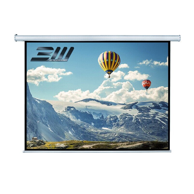 Ecran proiectie electric Blackmount pentru perete/tavan, marime vizibila 400 cm X 300 cm, Format 4:3