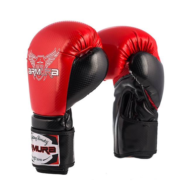 Manusi de Box ARMURA Decurion 3.0, 8 OZ, Rosii/Negre