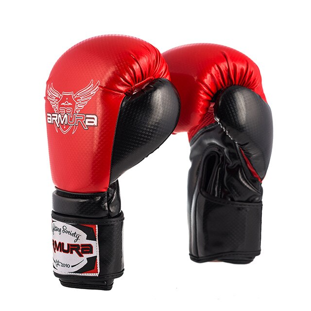 Manusi de Box ARMURA Decurion 3.0, 14 OZ, Rosii/Negre
