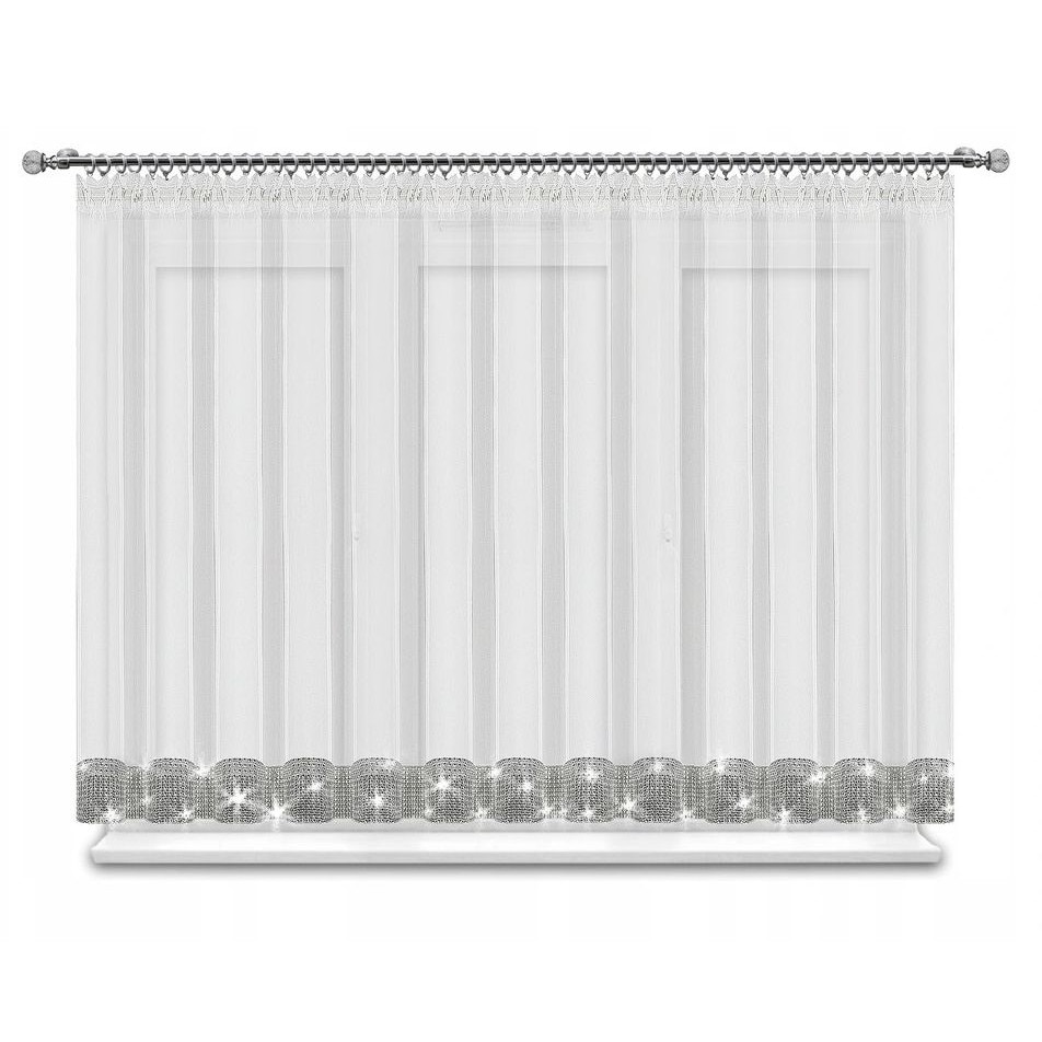 Perdea Catania, Alb, 400 x 150 cm