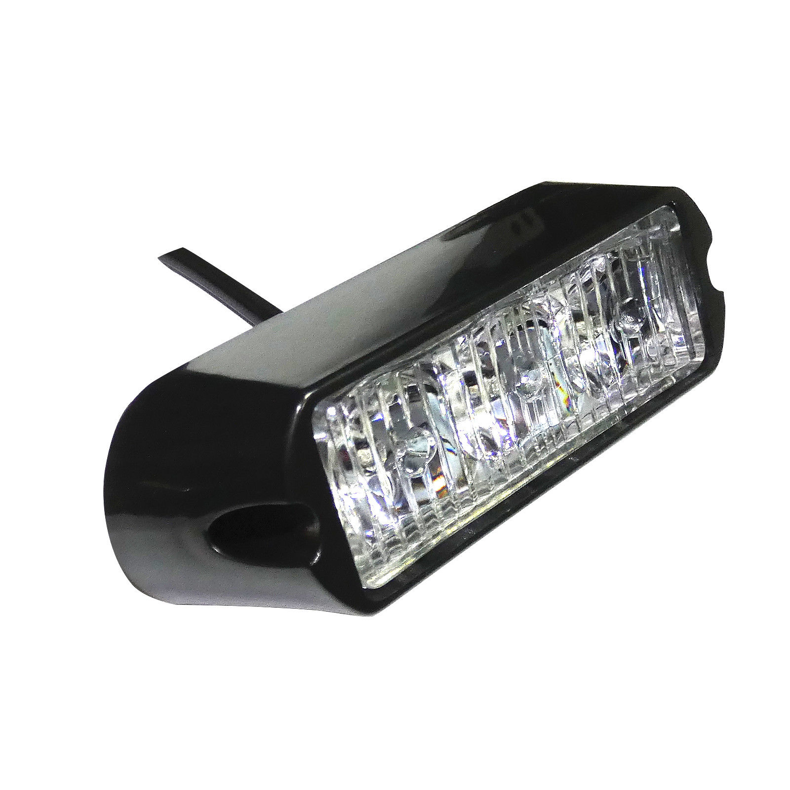 Girofar Led stroboscopic , 12/24V Galben, 3 Leduri, 106mm/34mm