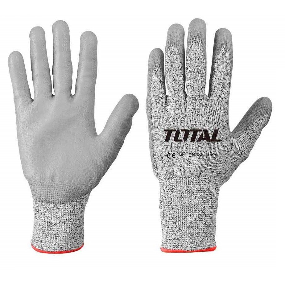 Manusi de protectie Total Industry - AntiCut - rezistente la taiere, clasa 5, XL