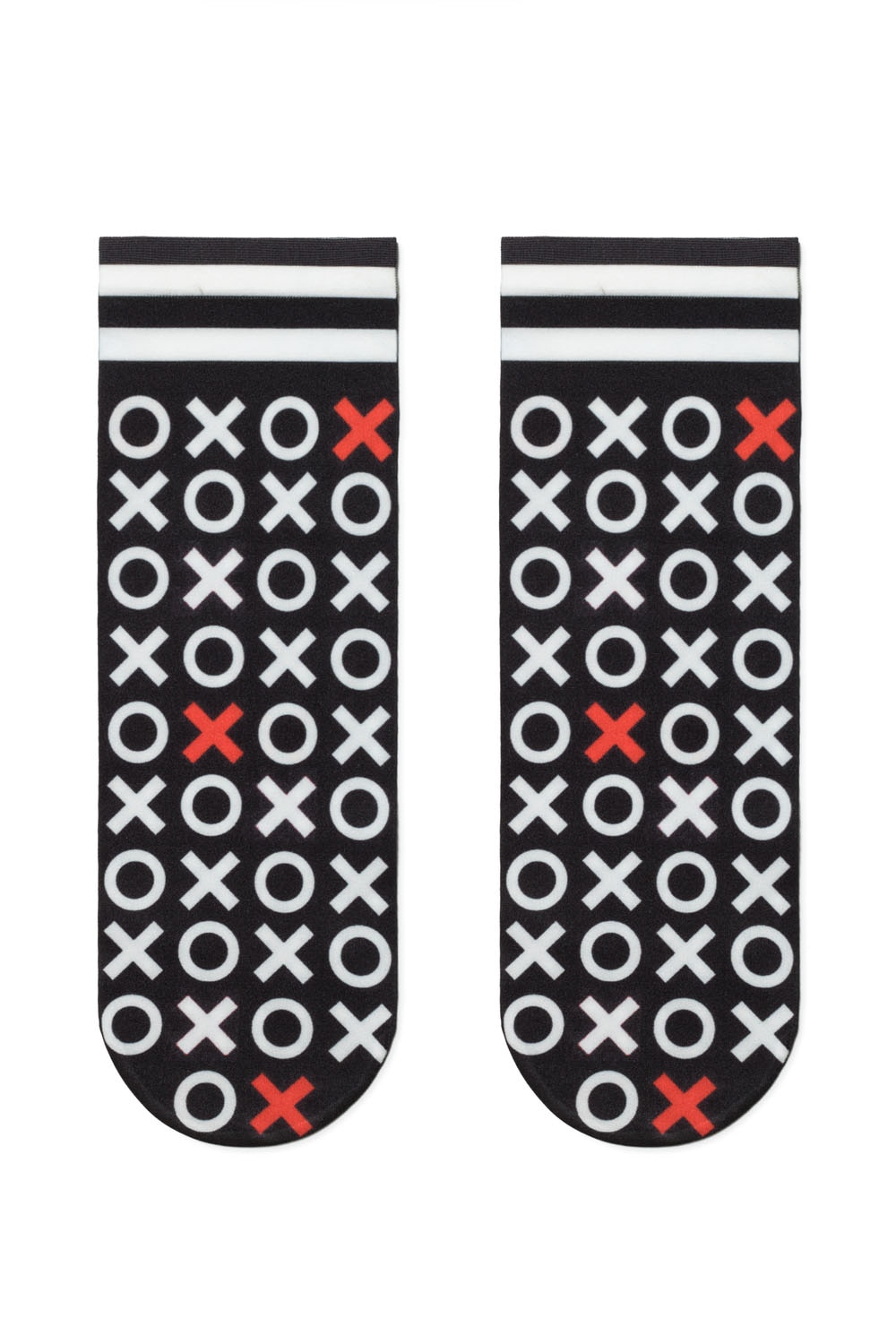 Sosete poliamida cu model XOXO, Conte Elegant Fantasy 046, 36-39