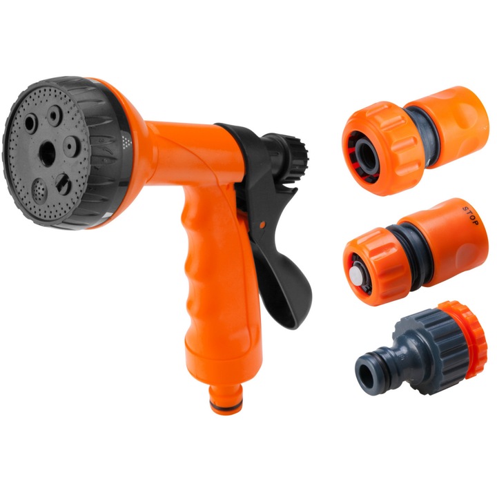 Pistol de Stropit 6 Functii cu 3 Accesorii - Diametru 1/2 inch