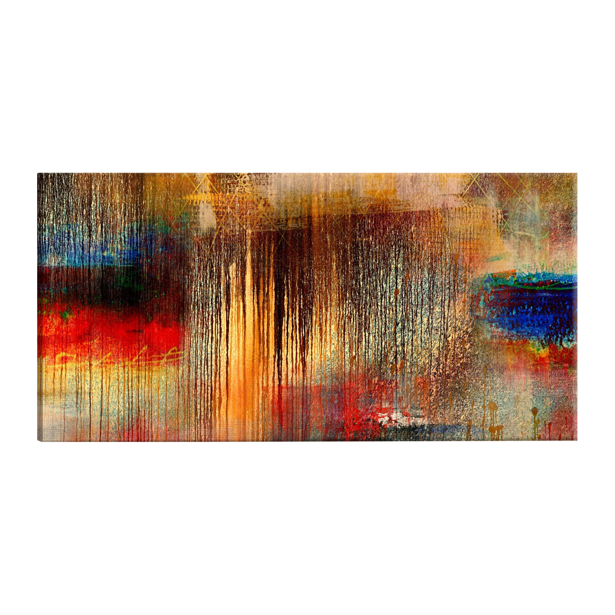 Tablou canvas - Ploaie de toamna - 135 x 45 cm