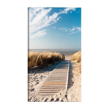 Tablou canvas - Lonely beach verticala - 80 x 120 cm