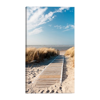 Tablou canvas - Lonely beach verticala - 80 x 120 cm