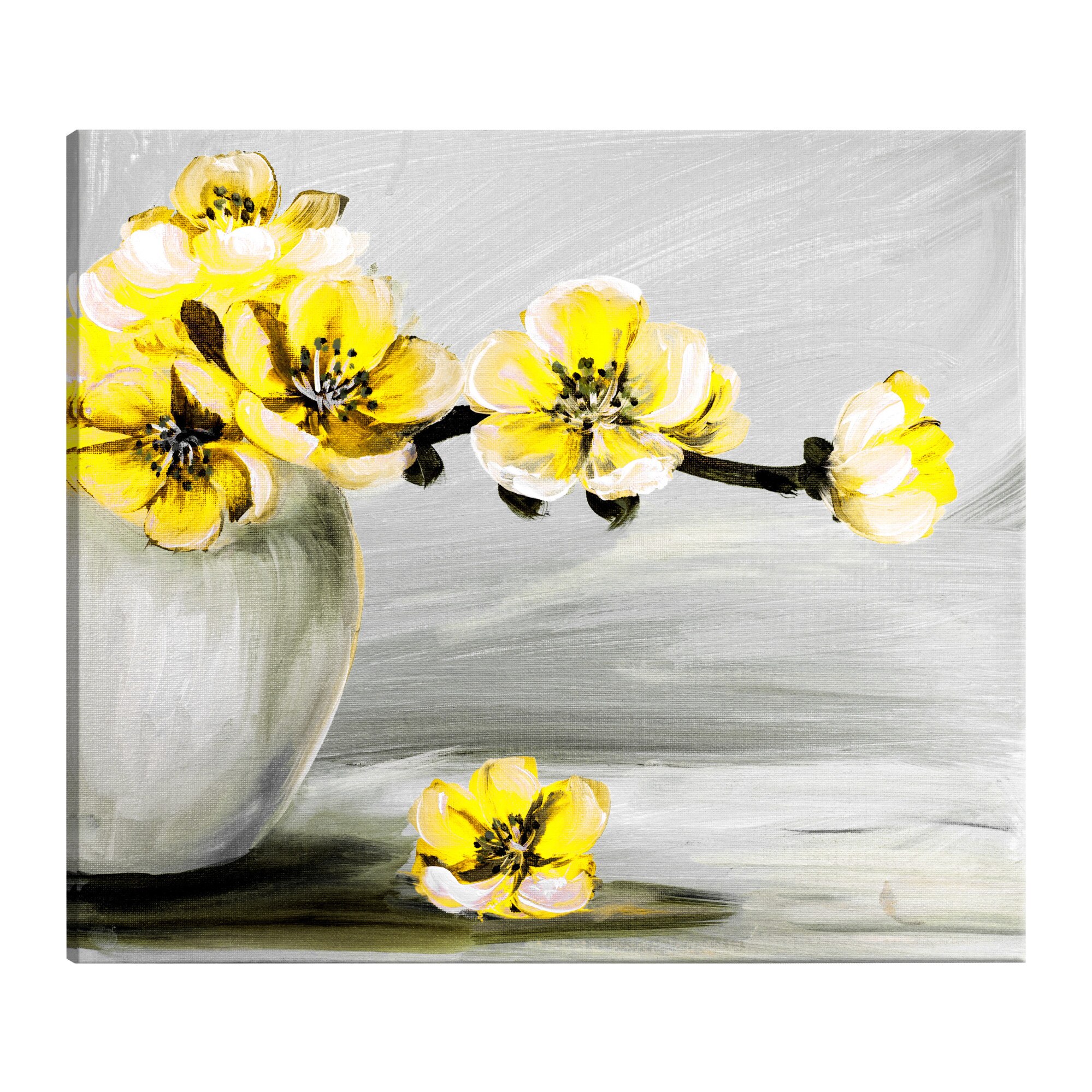 Tablou canvas - Luminozitatea luminii galben larg - 120 x 80 cm