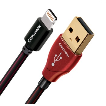 Cablu de date Lightning - USB AudioQuest Cinnamon 0.75m Cablu de date Lightning - USB AudioQuest Cinnamon 0.75m