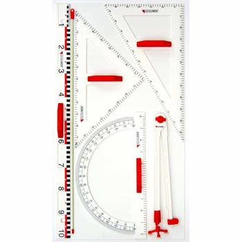 Trusa de instrumente geometrice pentru tabla Trusa de instrumente geometrice pentru tabla