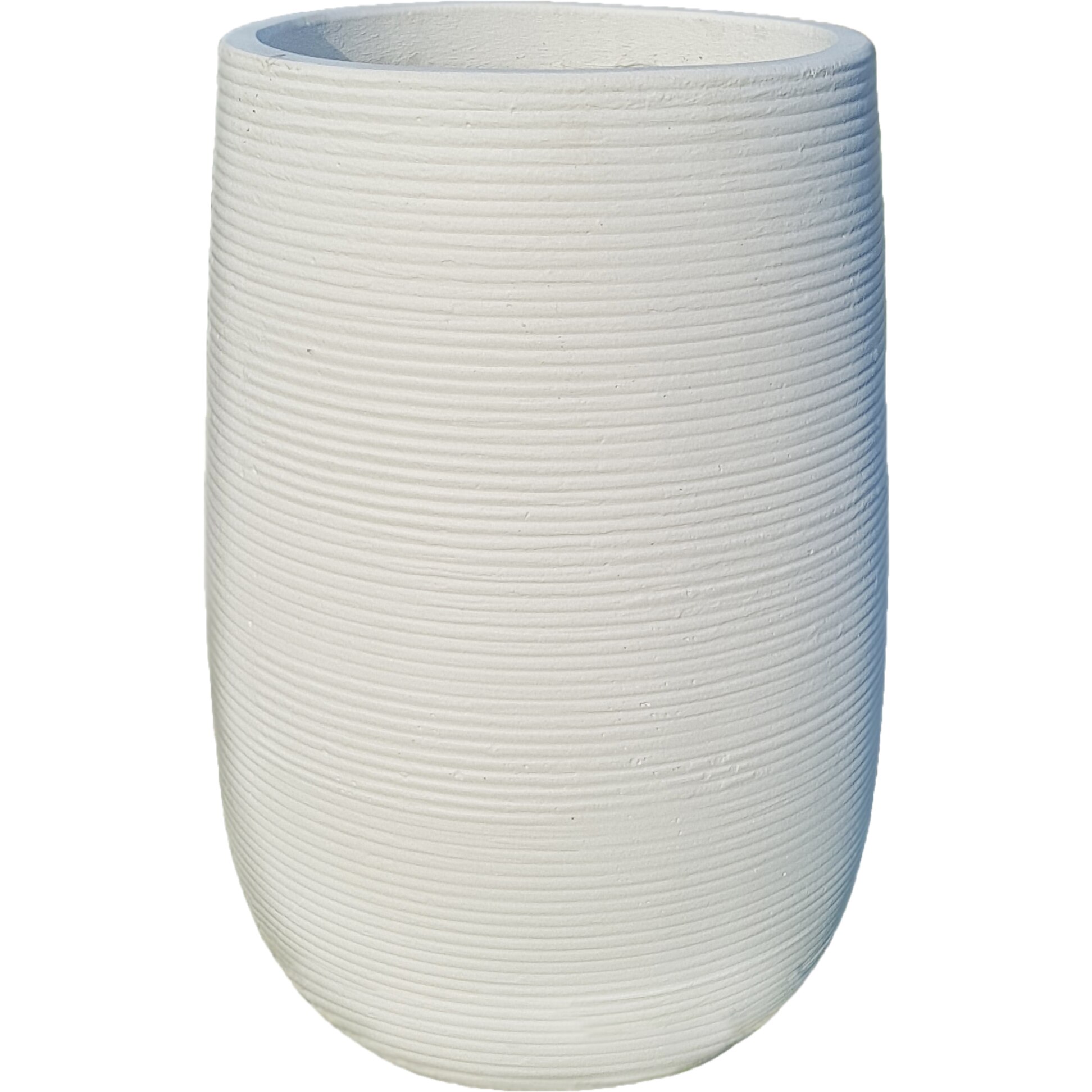 Ghiveci de exterior Veranda Concept, culoare Alb, Dimensiuni D26, H45, CV 09