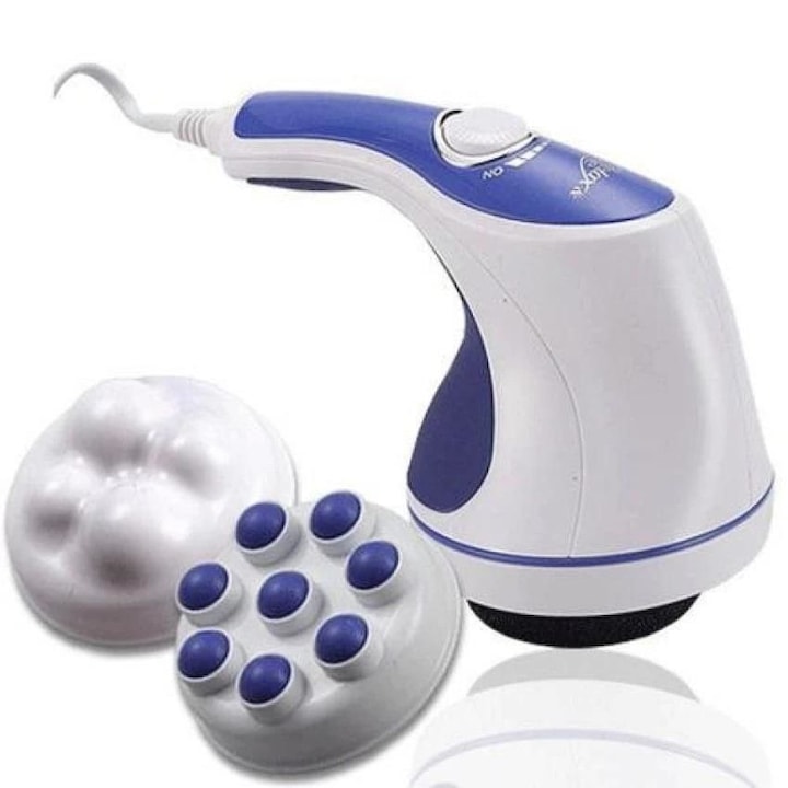 Антицелулитен масажор, MADARU RELAX SPIN TONE, бял