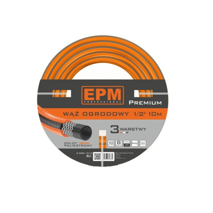 Подсилен маркуч за пръскачки EPM, 1/2 ", 25 м